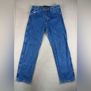 Wrangler‎ Jeans Men's Size 32 Blue George Strait Mid Rise Medium Wash Denim
